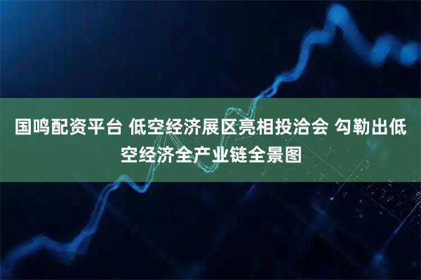 国鸣配资平台 低空经济展区亮相投洽会 勾勒出低空经济全产业链全景图
